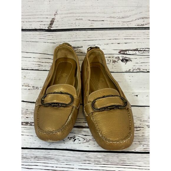 Women's Cole Haan Loafers Gold 8 B - Picture 3 of 8